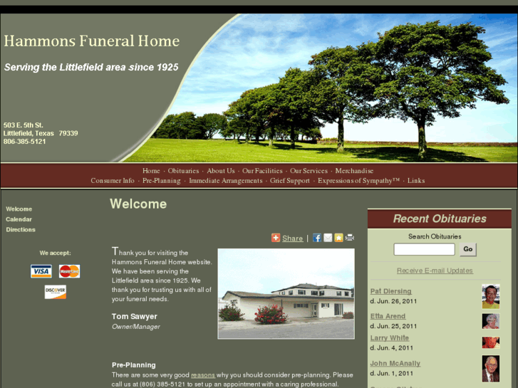 www.hammonsfuneralhome.com