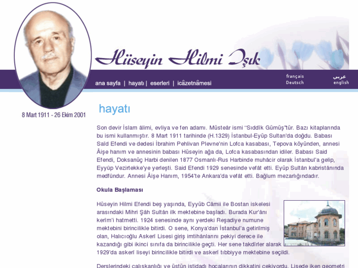 www.huseyinhilmiisik.com