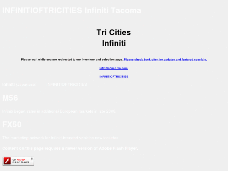 www.infinitioftricities.net