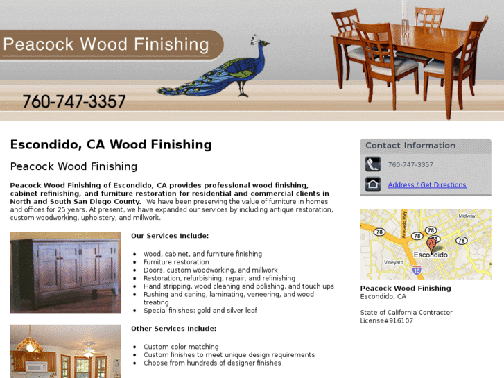 www.peacockwoodfinishing.com