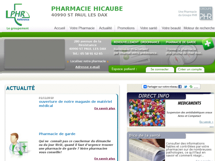 www.pharmacie-hicaube.com