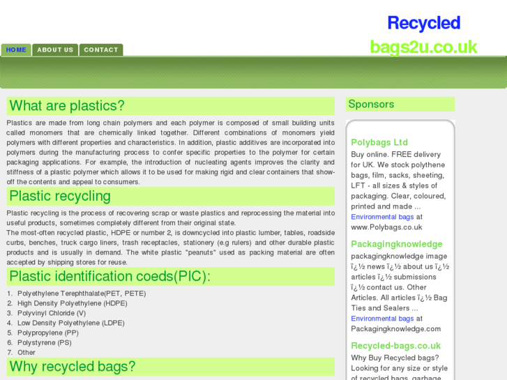 www.recycledbags2u.co.uk