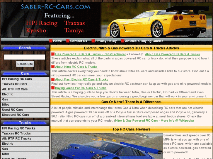 www.saber-rc-cars.com