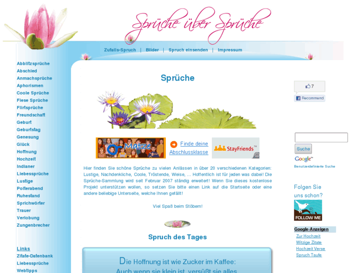 www.sprueche-ueber-sprueche.de