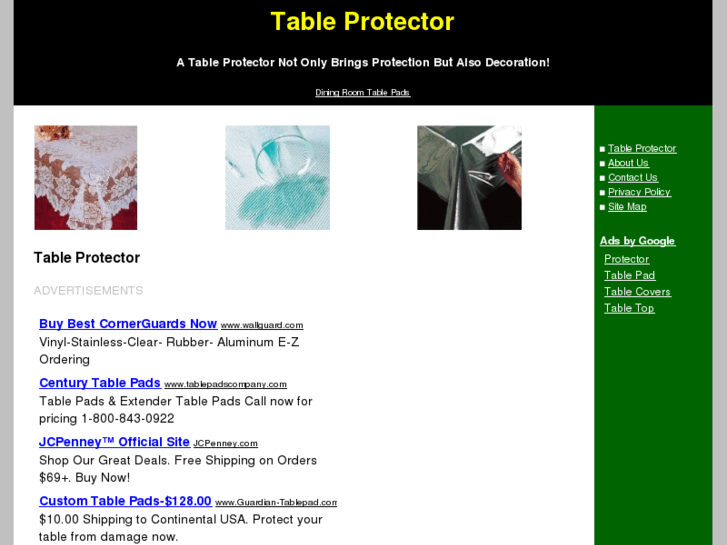 www.tableprotector.org