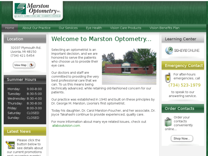 www.marstonoptometry.com