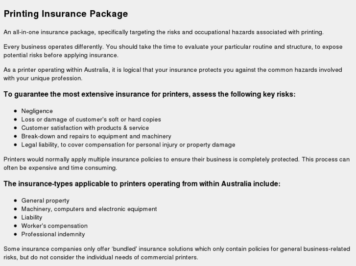 www.printinginsurance.com.au