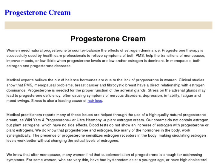 www.progesterone-cream.net