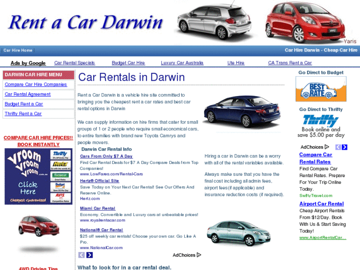 www.rentacardarwin.com