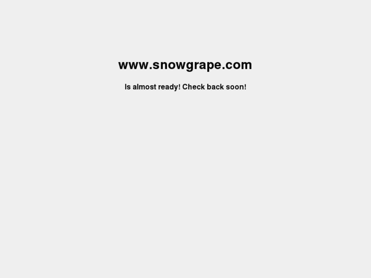 www.snowgrape.net