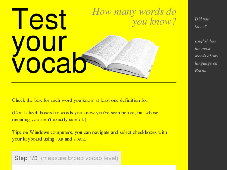 www.testyourvocab.com