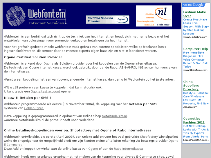 www.webfontein.nl