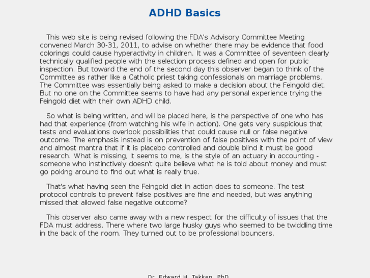 www.adhdbasics.org