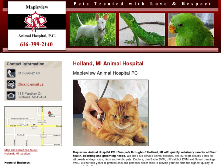 www.animalhospitalholland.com