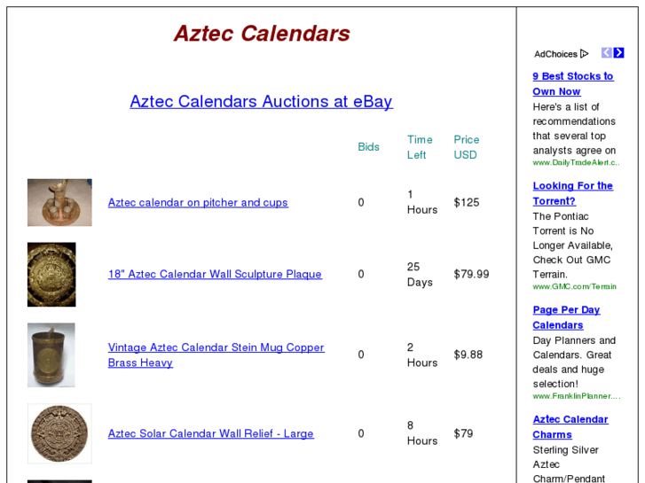 www.azteccalendars.net