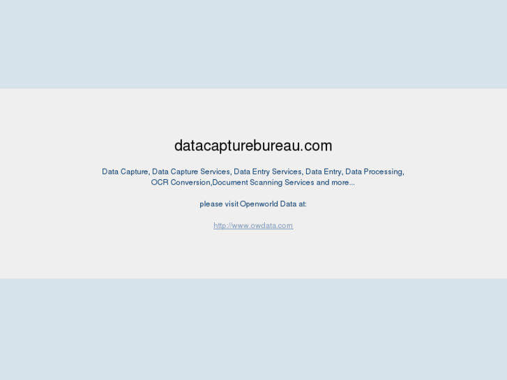 www.datacapturebureau.com