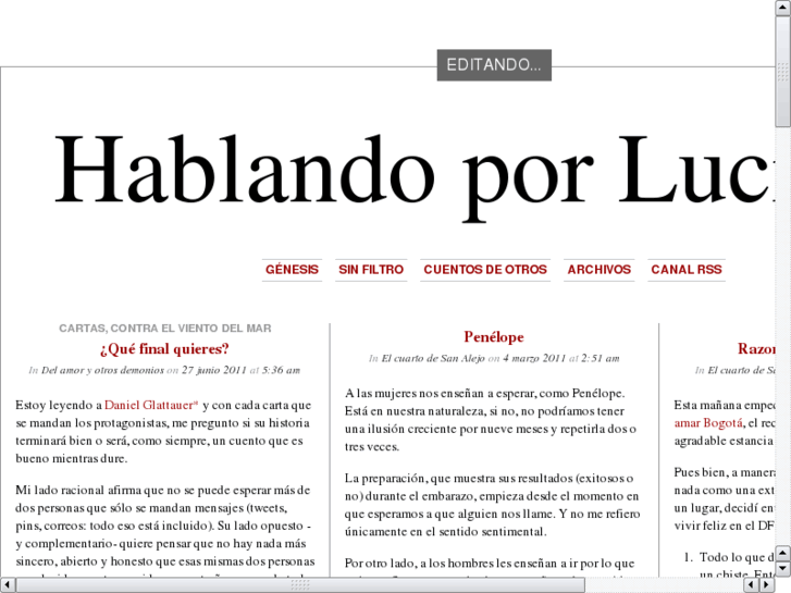 www.hablandoporluciana.com