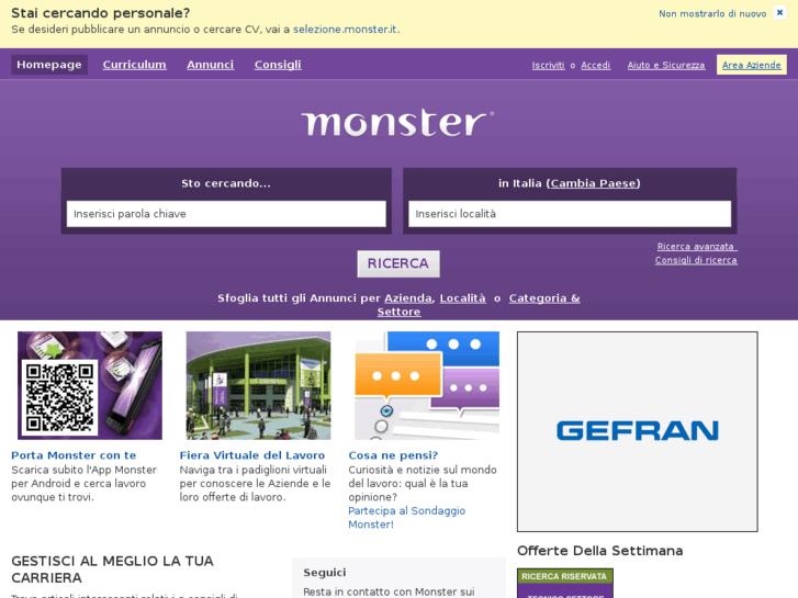 www.monster.it