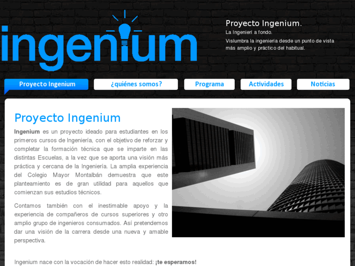 www.proyectoingenium.es