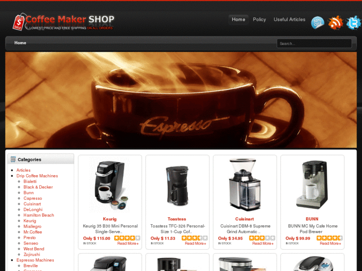 www.salecoffeemakershop.com