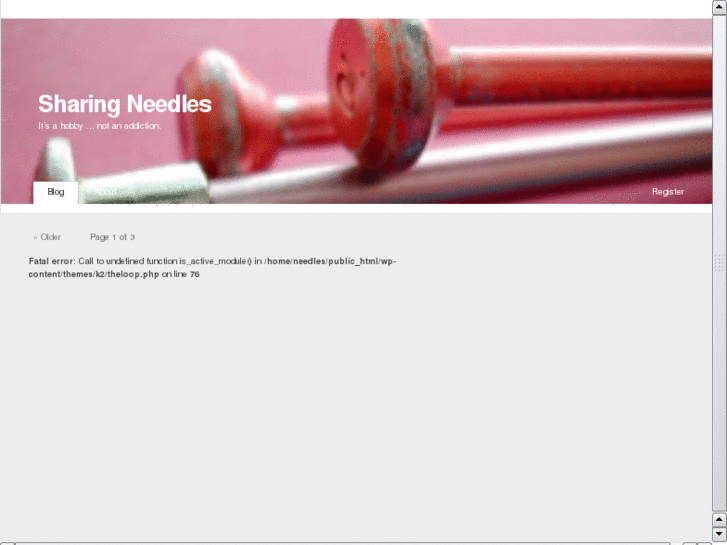 www.sharingneedles.com