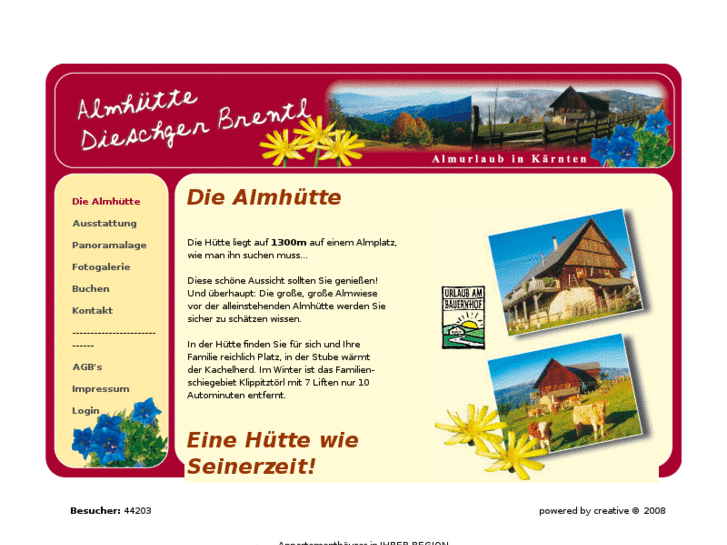 www.almhuette-kaernten.com