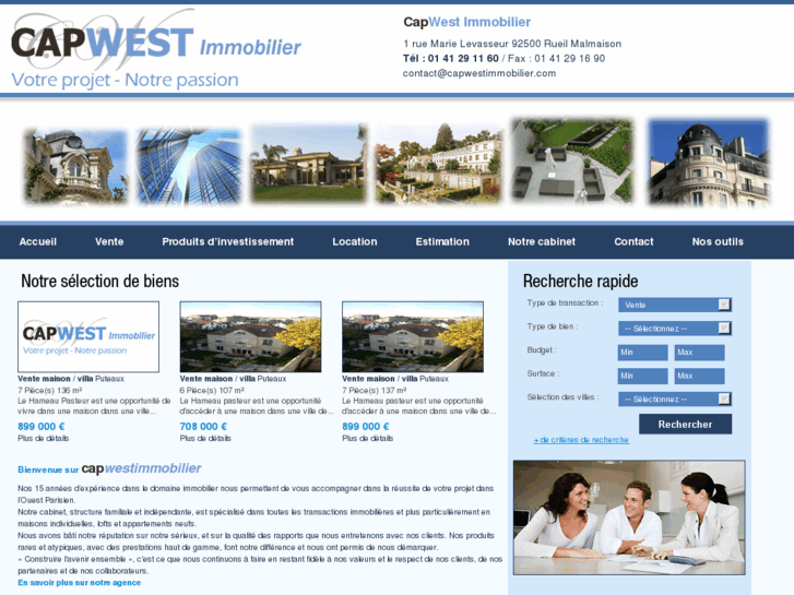 www.capwestimmobilier.com