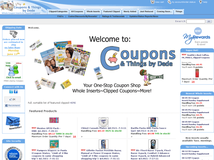 www.couponsthingsbydede.com