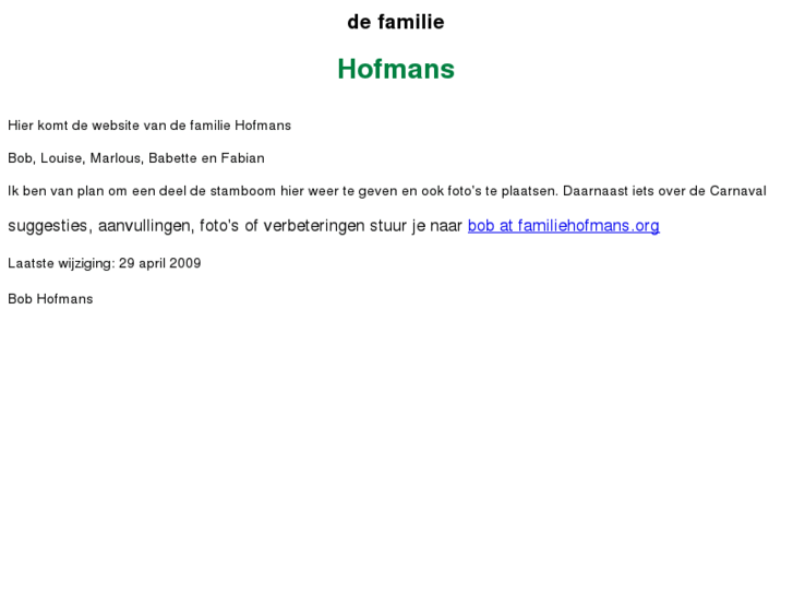 www.familiehofmans.org