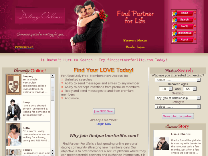 www.findpartnerforlife.com