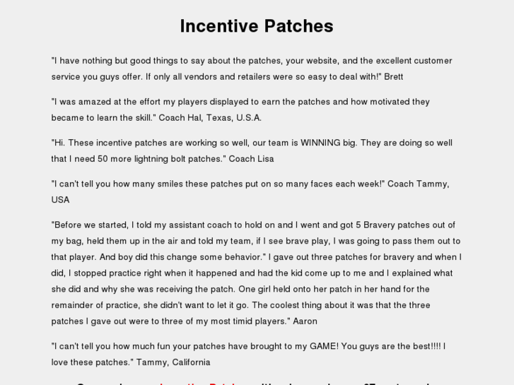 www.incentivepatches.net