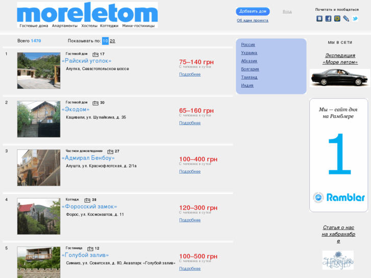 www.moreletom.ru