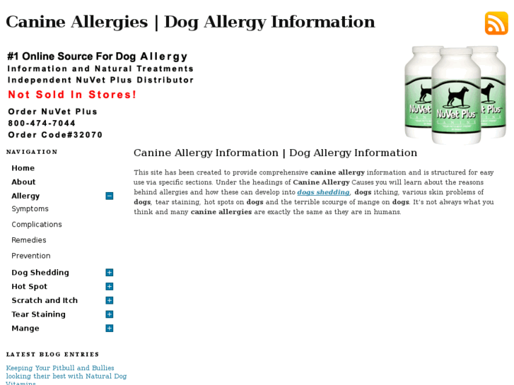 www.mycanineallergies.com