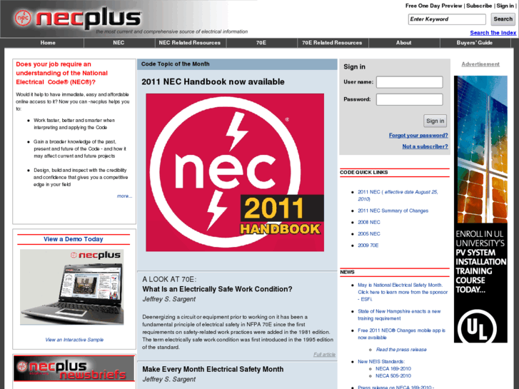 www.nationalelectricalcode.info
