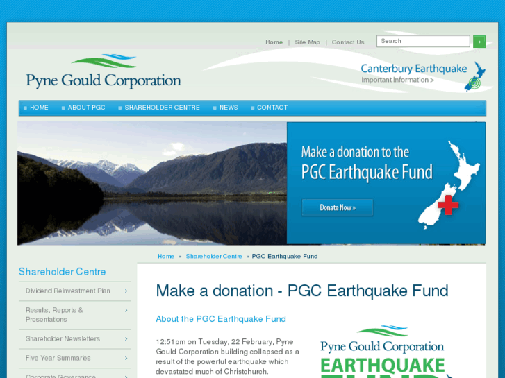 www.pgcearthquakefund.co.nz