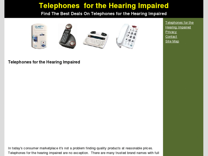 www.telephonesforthehearingimpaired.net