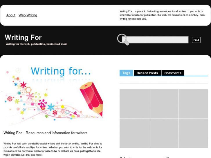 www.writingfor.com