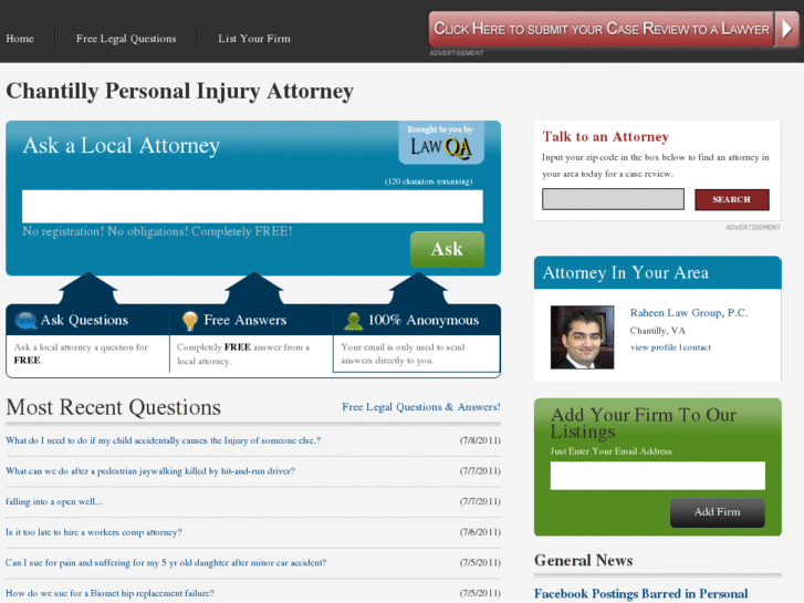 www.chantillypersonalinjuryattorney.com