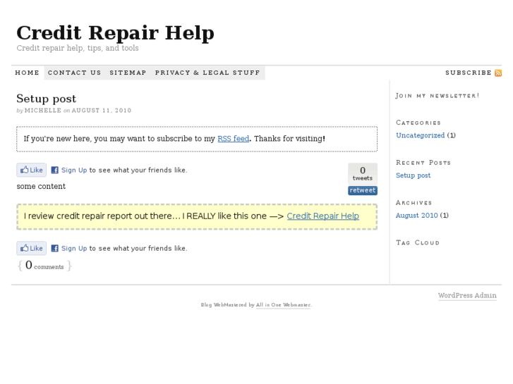 www.creditrepairhelper.org