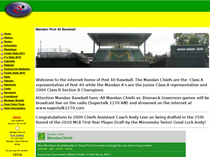 www.mandanbaseball.com