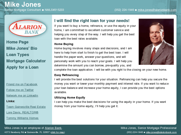 www.mikejonesalarionbank.com