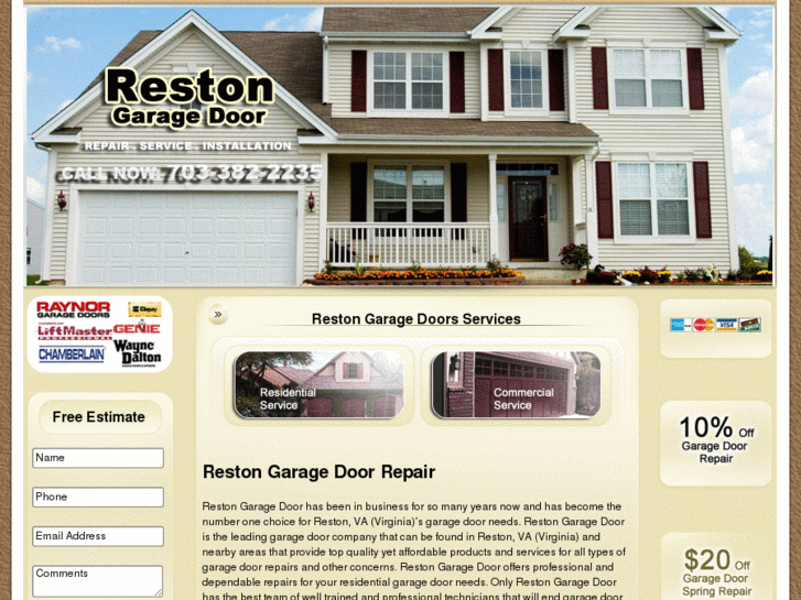 www.restongaragedoor.com