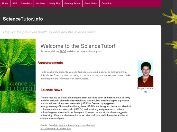 www.sciencetutor.info