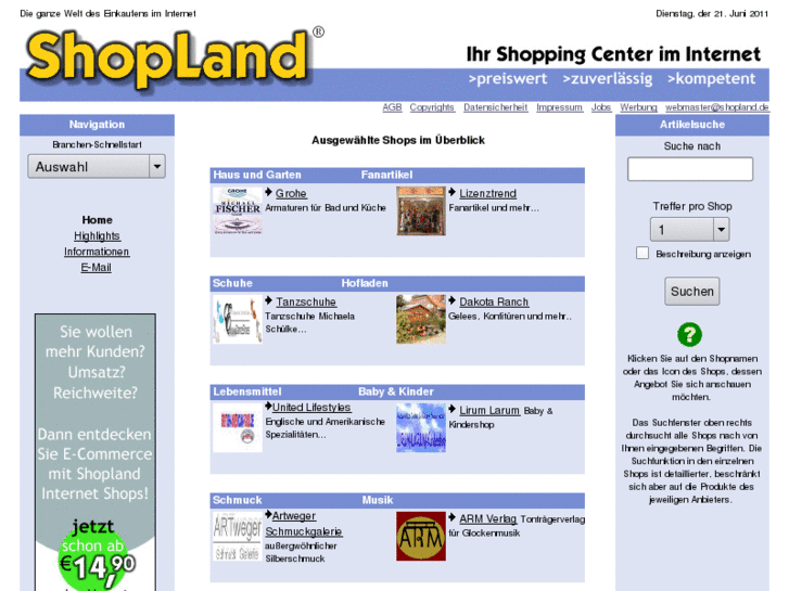 www.shopland.de