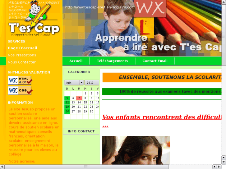 www.tescap-soutien-scolaire.com