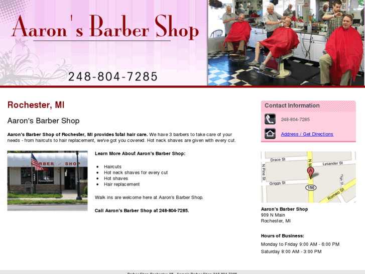 www.aaronsbarbershoprochester.com