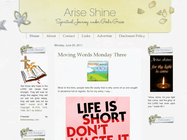 www.arise-shine.info