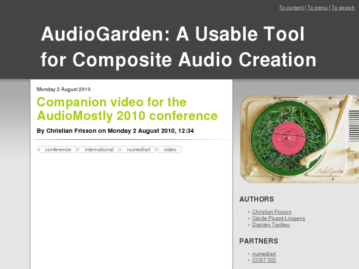 www.audiogarden.org