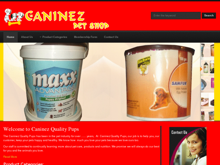 www.caninezpetshop.com