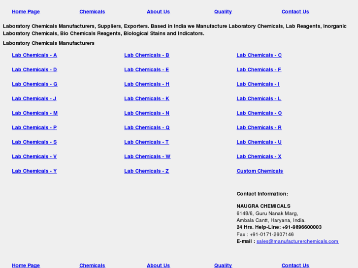 www.manufacturerchemicals.com